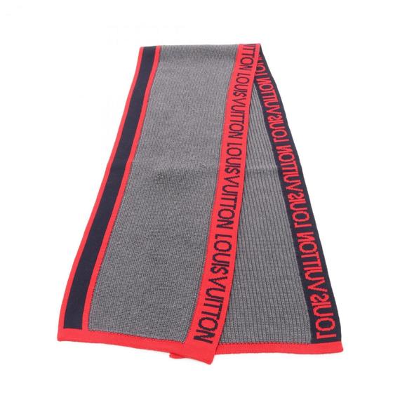 LOUIS VUITTON Red Scarf - Picture 1 of 4